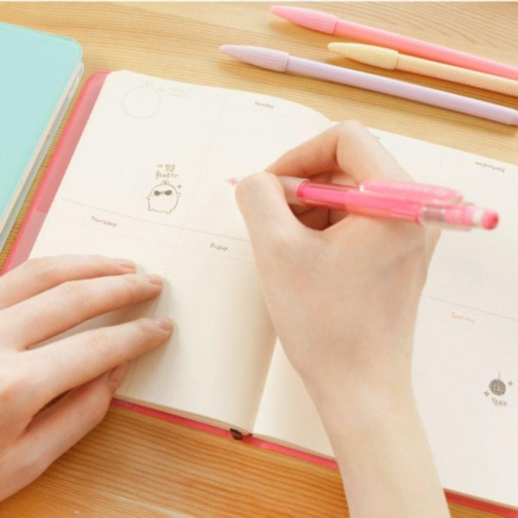 Creative Simple Style Diary Notebook Gift Notepad School Stationery Office Supplies, Random Color Delivery