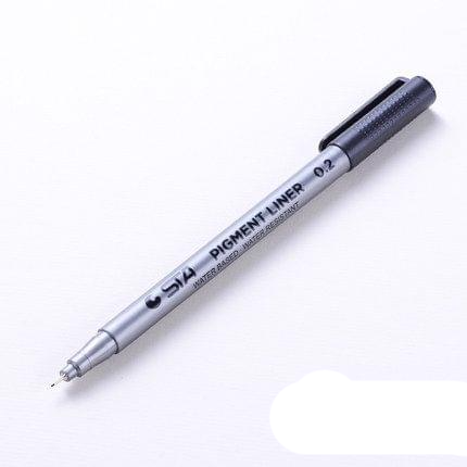 Micron Ink Marker Pen Black Fineliner Sketching Pens 0.2mm