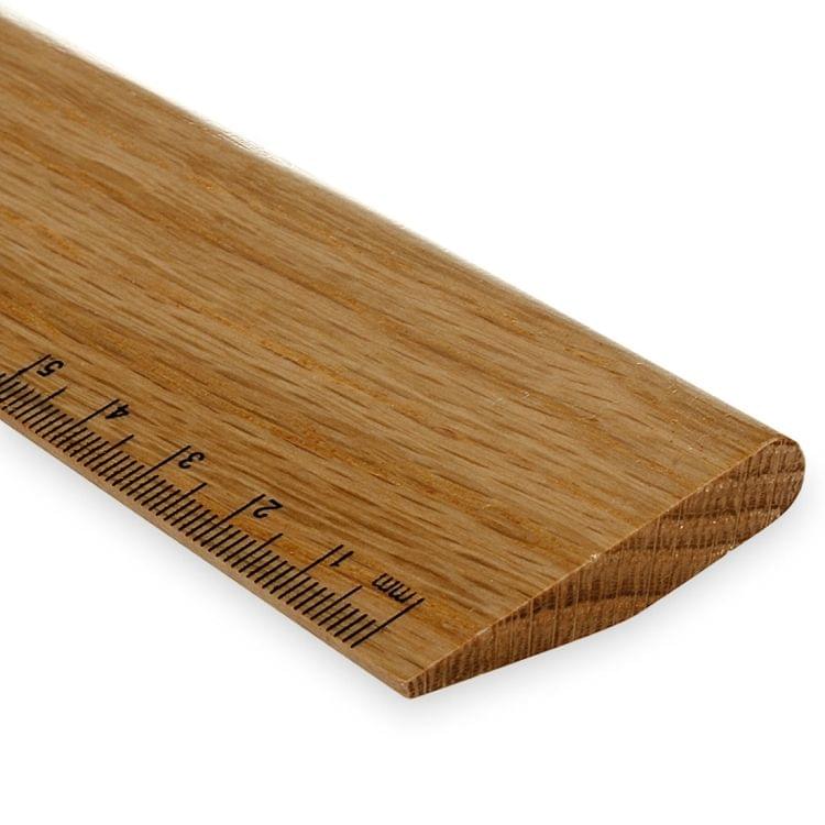 SamDi Walnut Wooden Craft Ruler with Pen Holder