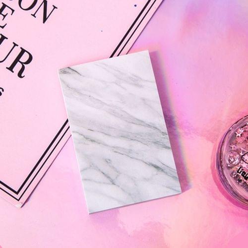 3 PCS Marble Color Notepad Self Adhesive Memo Pad Sticky Notes Bookmark School Office Supply(Marble small)