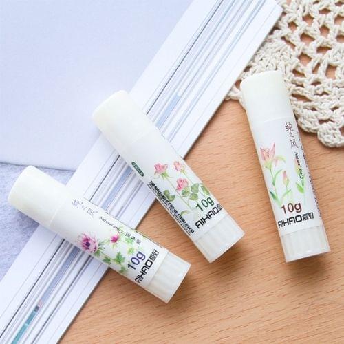 3 PCS Solid Glue Stick School Office Stationery Supply(Light Yellow)