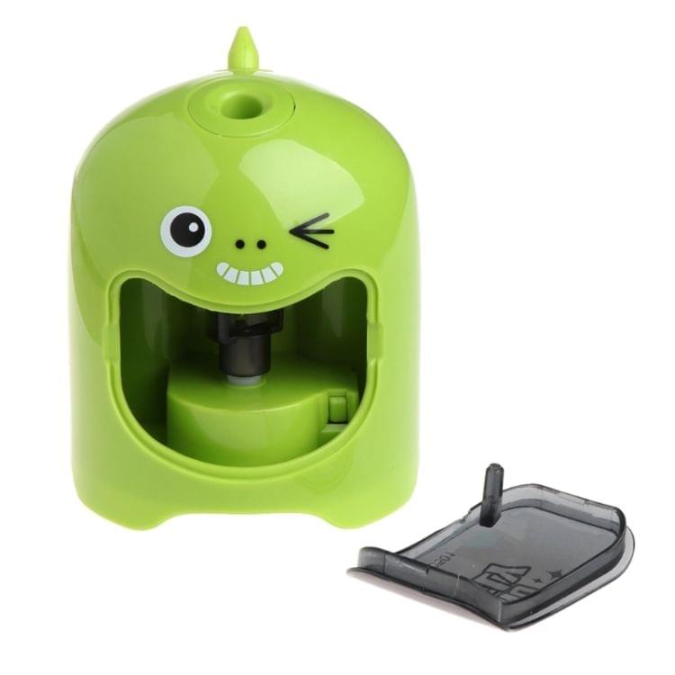 Dinosaur Cartoon Electric Pencil Sharpener Battery Operated Gift Office Supplies, Random Color Delivery