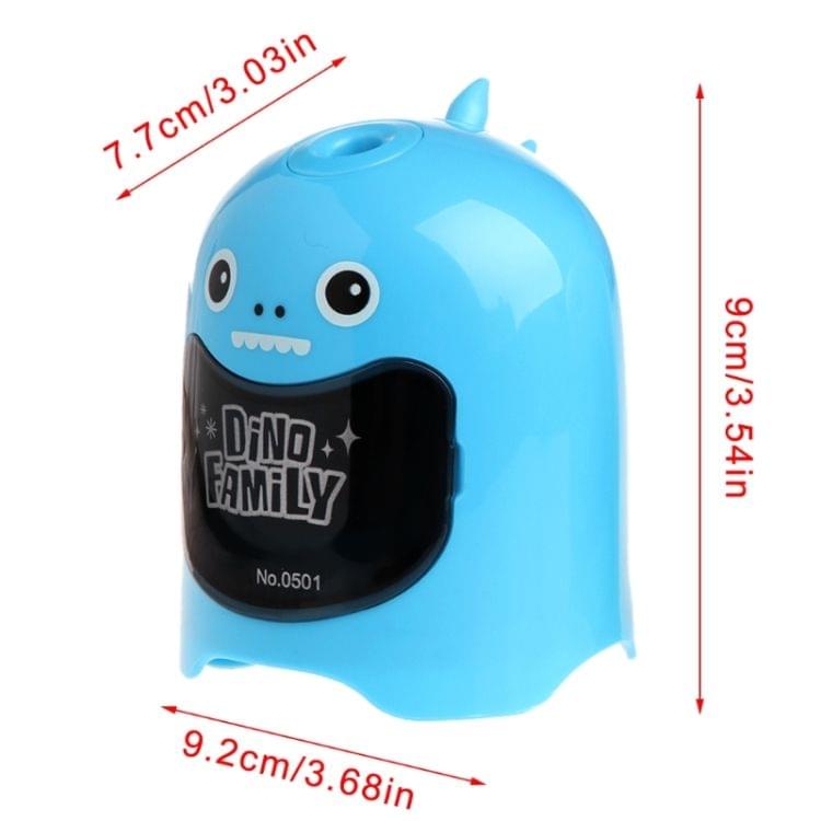 Dinosaur Cartoon Electric Pencil Sharpener Battery Operated Gift Office Supplies, Random Color Delivery