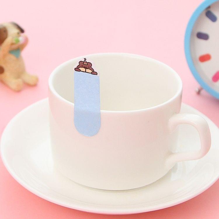 Cute Animal Stationery Memo Paper Sticker Bookmark, Size: 14 x 9cm(Yellow)