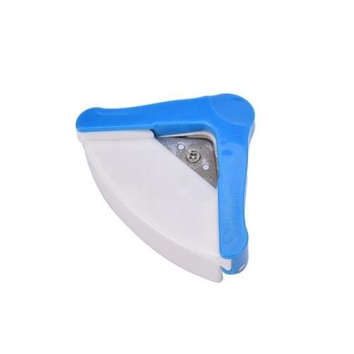 Angle Trimmer Rounder Round Cut Punch Card Corner Scrapebooking Cutter Tool Paper Puncher DIY Clipper Office Stationery(Blue)