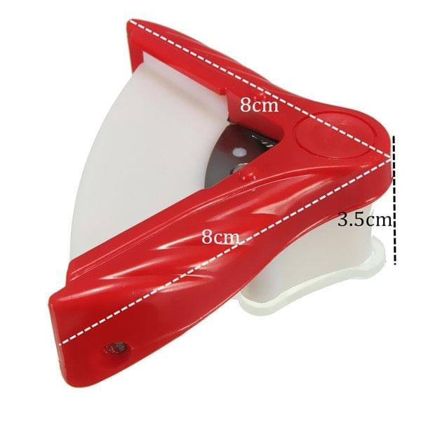 Angle Trimmer Rounder Round Cut Punch Card Corner Scrapebooking Cutter Tool Paper Puncher DIY Clipper Office Stationery(Blue)