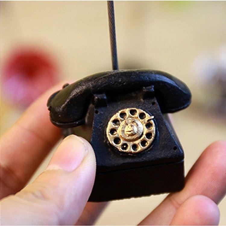 Creative Clips Wedding Party Gift Mini Resin Place Holder Message Folders Photo Clamp Home Decoration(Phone)