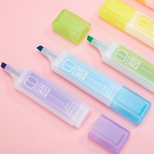 10 PCS Creative Color Tilt Head Highlighter Students Marker Pen Office Supplies, Random Color Delivery