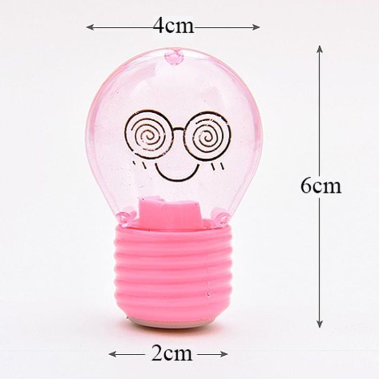 Bulb Style Pencil Sharpener Creative Emotions Plastic Pencil Sharpener, Random Color Delivery