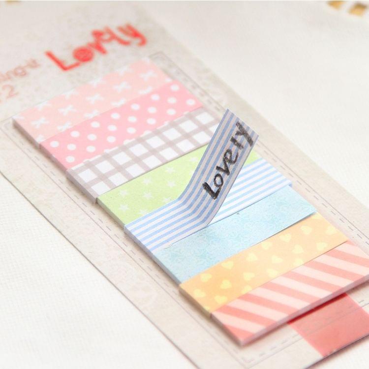 10 PCS 160 Pages Office Stationery Sticky Notes Bookmark Point It Marker Memo Paper