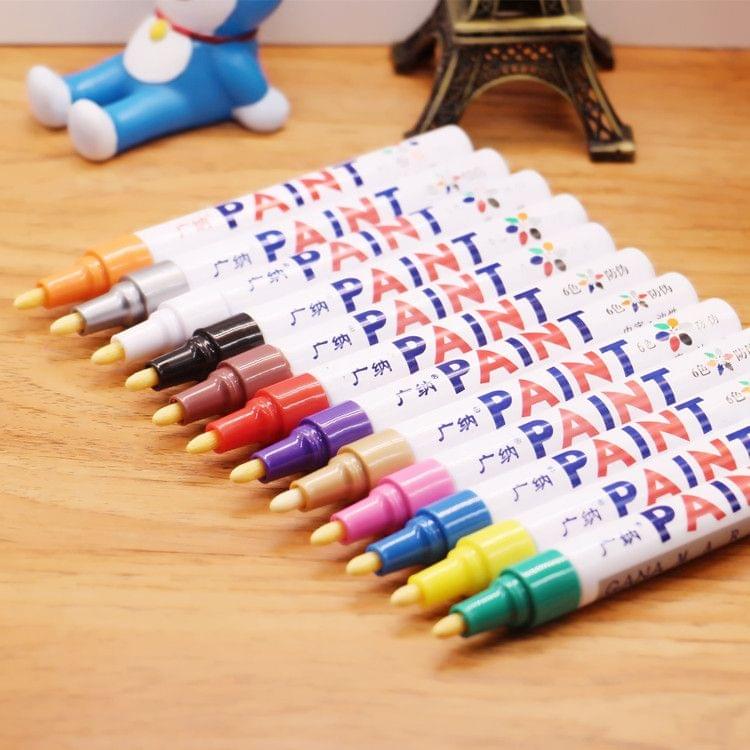 12 PCS Universal Creative Multifunctional Marking Pen Painting Pen Album DIY Graffiti Pen Marker Pen(12 colors)