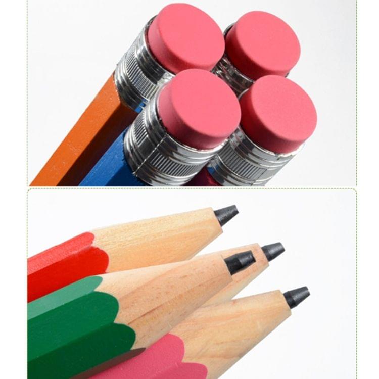 10PCS 35cm Colorful Thick Wooden Pencil for Gifts