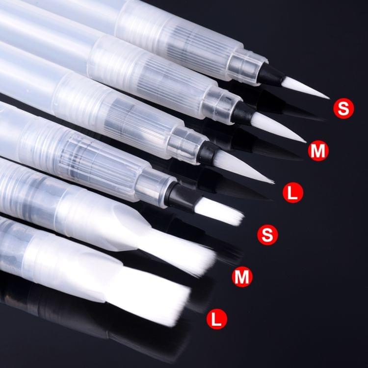 6 PCS Portable Paint Brush Water Color Brush Pencil Soft Watercolor Brush Pen Drawing Art Supplies