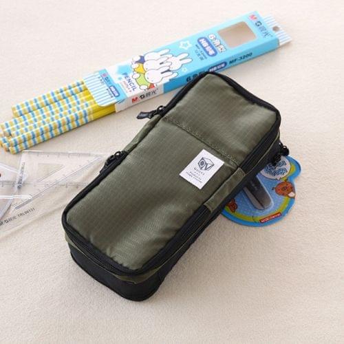 Multifunction School Pencil Case Bags Boys Large Capacity Pen Curtain Box Kids Gift(Green)