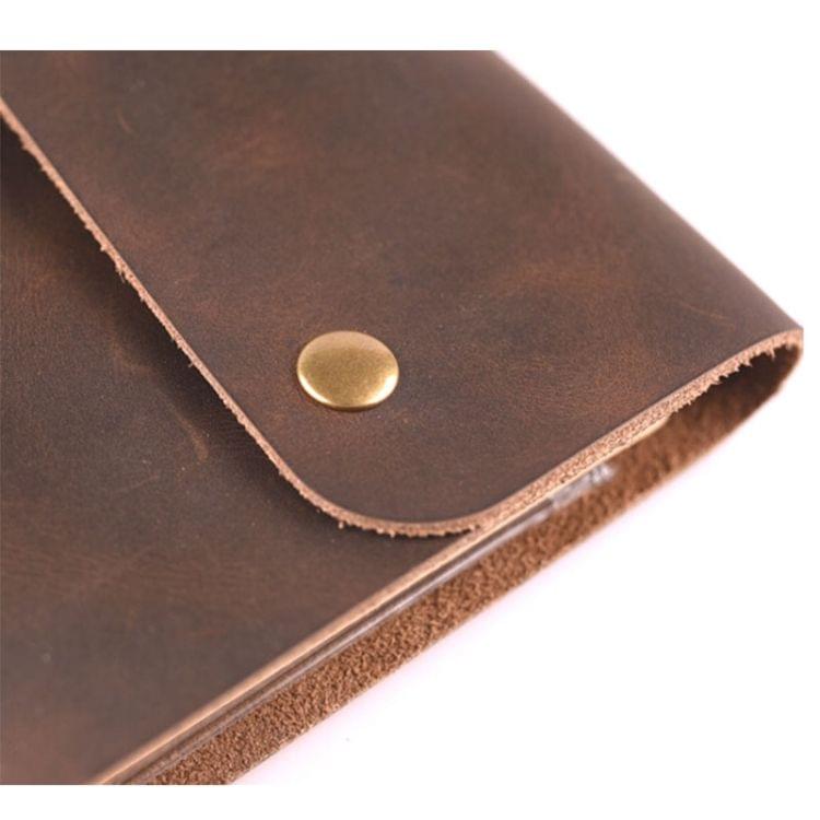 A6 Genuine Leather Diary Planner Office Diary Spiral Travelers Writing Pad