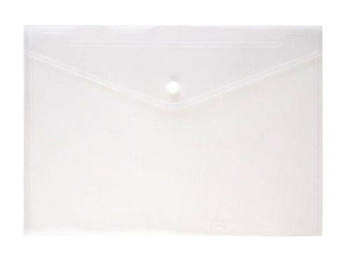 12 PCS A4 Clear Document Bag Paper File Folder Stationery School Office PP Case(Transparent)