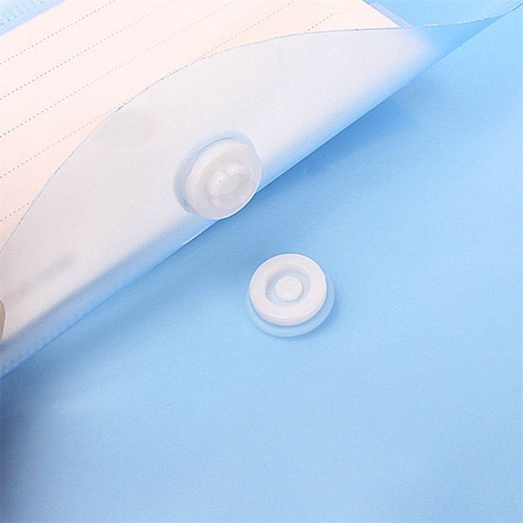 12 PCS A4 Clear Document Bag Paper File Folder Stationery School Office PP Case(Transparent)