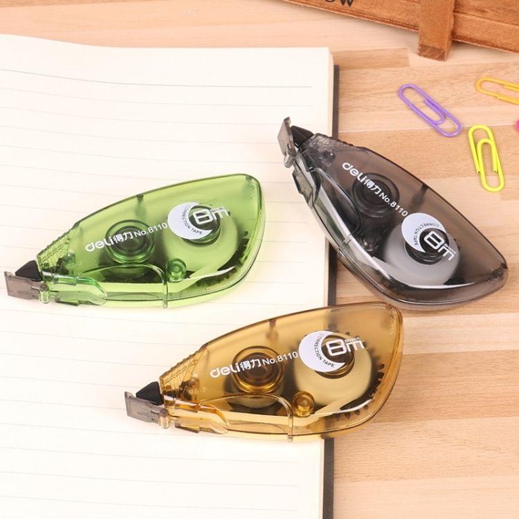 N81427 2 PCS Large Capacity Constantly with Correction Tape Learning Tools Student Stationery Gifts(Random Color Delivery )