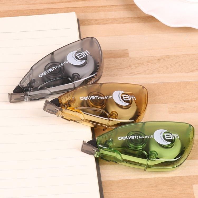 N81427 2 PCS Large Capacity Constantly with Correction Tape Learning Tools Student Stationery Gifts(Random Color Delivery )