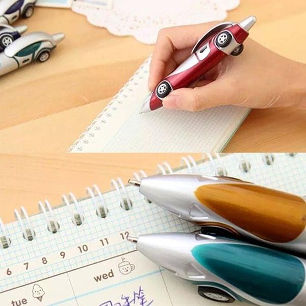 3 PCS Creative Stationery Cute Car Shape Ballpoint Pen Stationery Office Supplies,Random Color Delivery