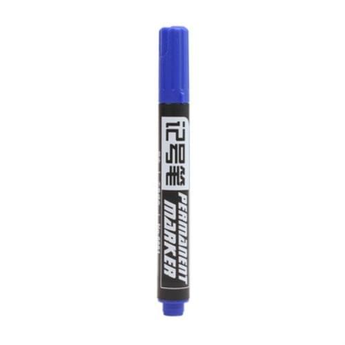 2 PCS Permanent Oil-Ink Mark Pens Stationery School & Office Supplies CD Marker Pen(Blue)