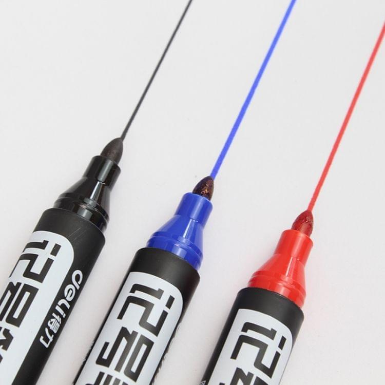2 PCS Permanent Oil-Ink Mark Pens Stationery School & Office Supplies CD Marker Pen(Blue)