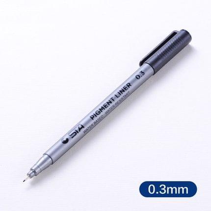 Micron Ink Marker Pen Black Fineliner Sketching Pens 0.3mm