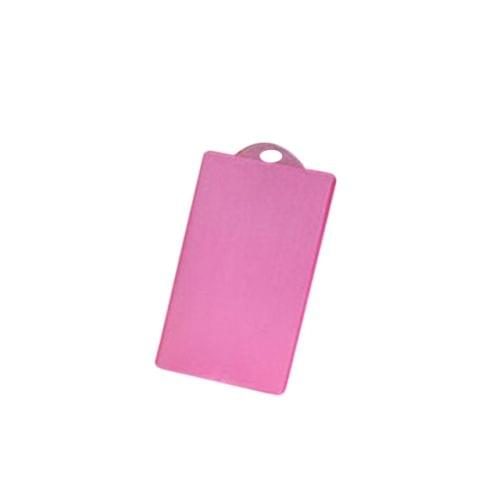 Card Holder Cover Slim PVC Transparent IC Card Bus Credit Card Cover Case Holder(Rose Red)