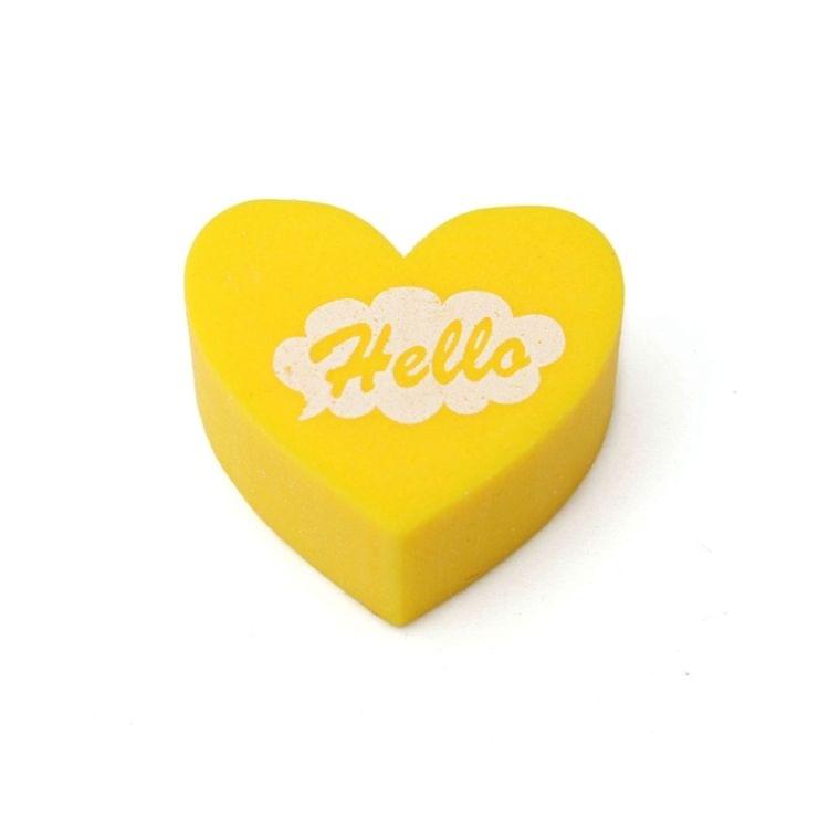 12 PCS Mini Cute Heart Eraser School Supplies Student Stationery Children Gifts