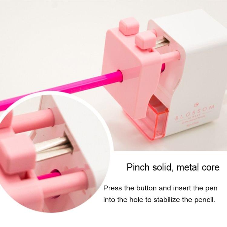 2 PCS Deli Manual Pencil Sharpener with Auto Suction Function