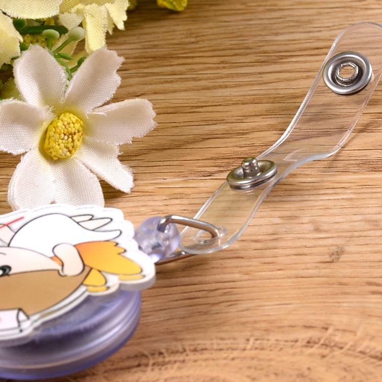 Flower Nurse Pattern Cute Retractable Badge Reel Student Nurse ID Name Card Badge