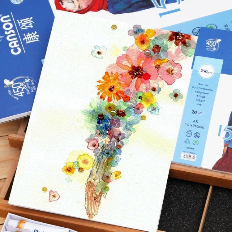 Professional Watercolor Painting Paper 20 Sheets Watercolor Book A3 297 x 420mm