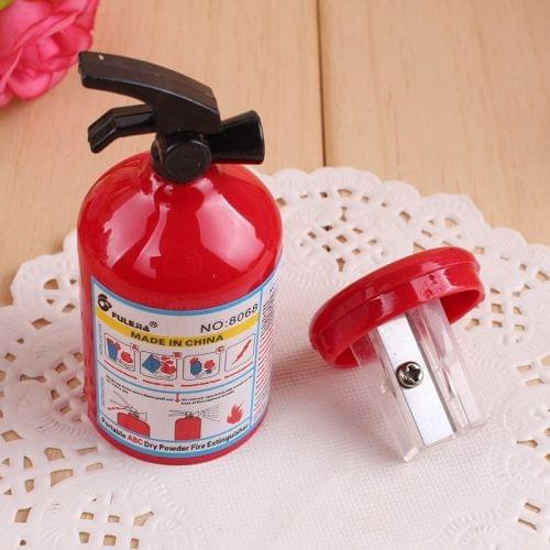 2 PCS Pencil Sharpener Kawaii Fire Extinguisher Shape Student Stationery