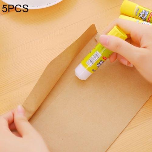 5 PCS Non-toxic Strong Adhesion Solid Glue Stick High Viscosity DIY Hand Made Work Glue, Small Size: 81 x 18mm