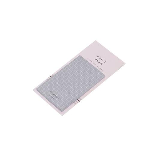 Daily Plan To Do List Weekly Monthly Memo Notepad Protable Notebook Travel Book Journal Stationery Gift(Grey)