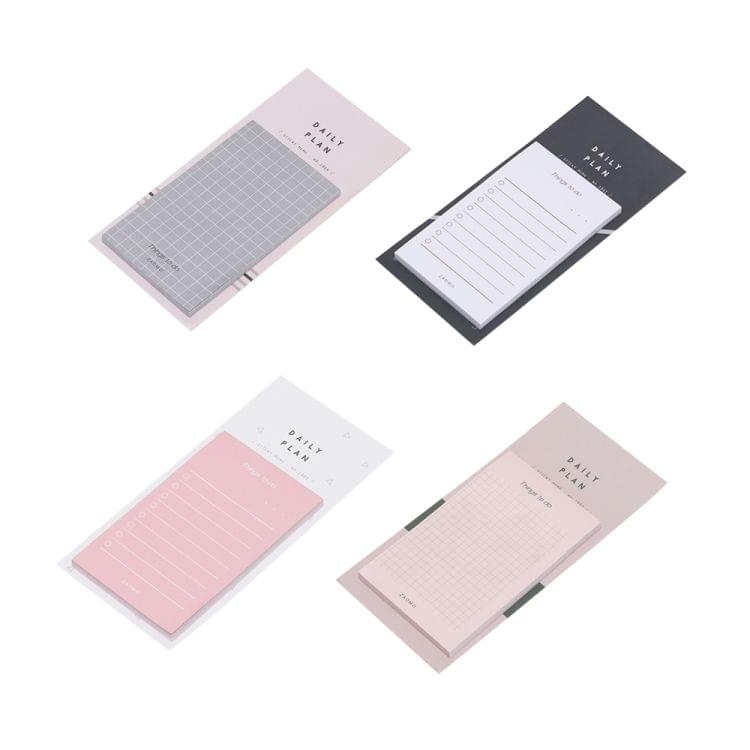 Daily Plan To Do List Weekly Monthly Memo Notepad Protable Notebook Travel Book Journal Stationery Gift(Grey)