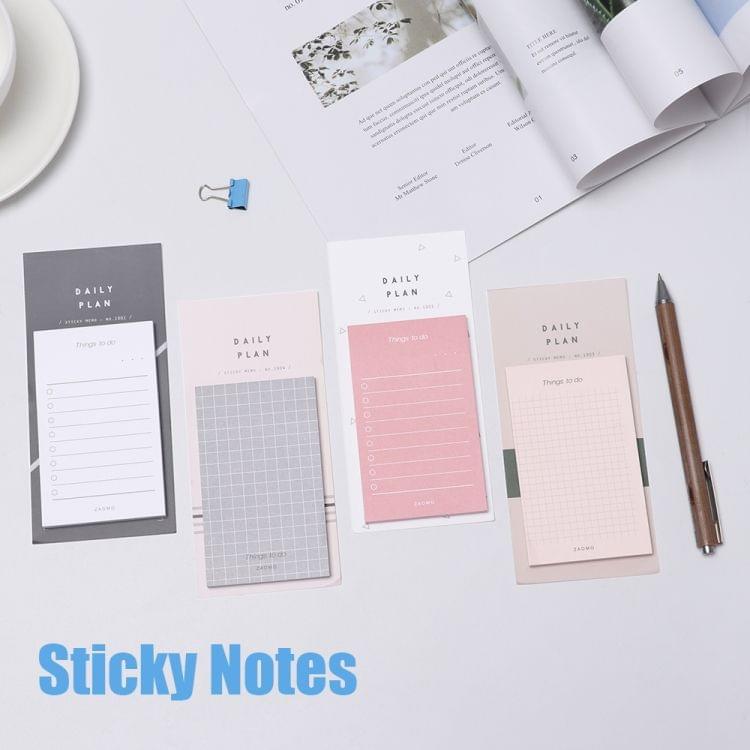 Daily Plan To Do List Weekly Monthly Memo Notepad Protable Notebook Travel Book Journal Stationery Gift(Grey)