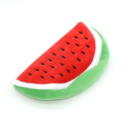 Creative Cute Kawaii Plush Fruits Pencil Case Fruit Pencil Bag(Watermelon)