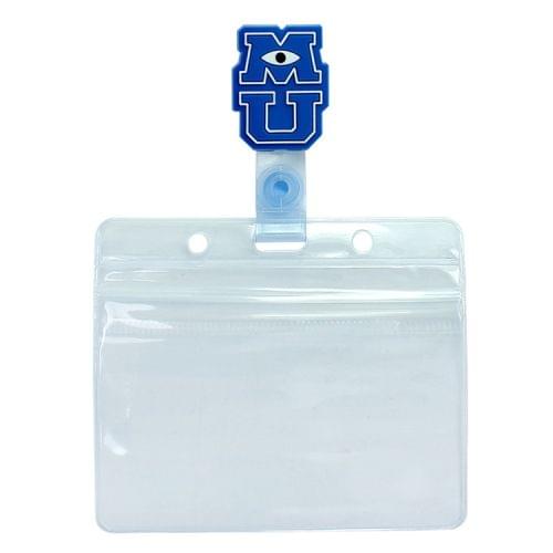3PCS Monster University Transparent Retractable Badge ID Card Clip Badge Lanyard Card Holder 5