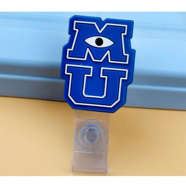 3PCS Monster University Transparent Retractable Badge ID Card Clip Badge Lanyard Card Holder 5