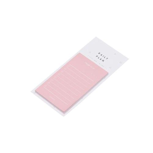 Daily Plan To Do List Weekly Monthly Memo Notepad Protable Notebook Travel Book Journal Stationery Gift(Pink)