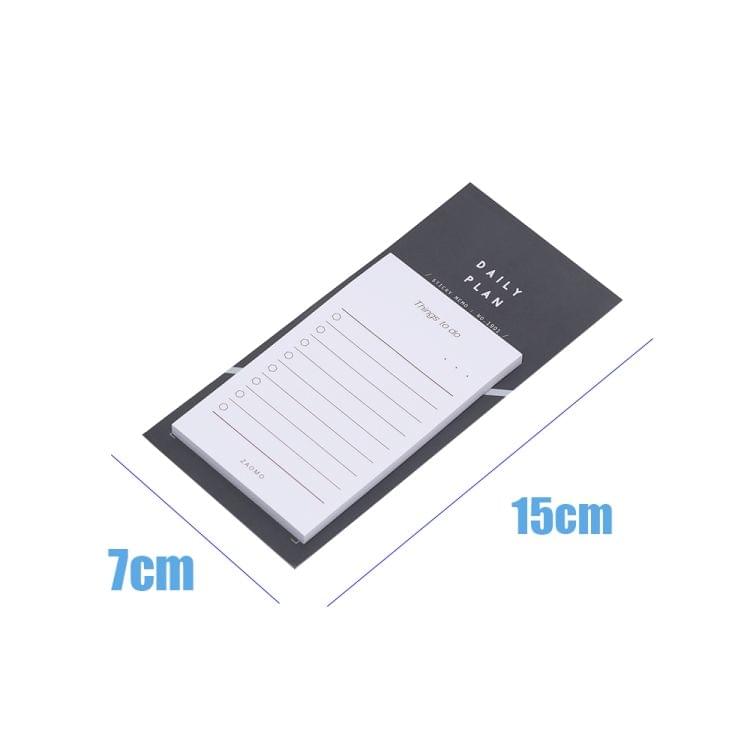 Daily Plan To Do List Weekly Monthly Memo Notepad Protable Notebook Travel Book Journal Stationery Gift(Pink)