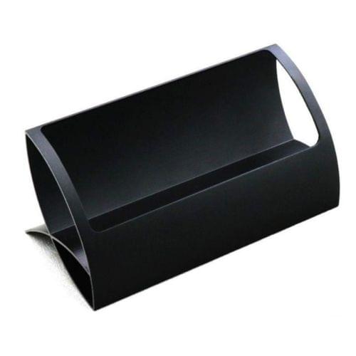 Creative Metal Card Holders Note Holders for Office Display Desk Business Card Holders Desk Accessories Stand Clip(Black)