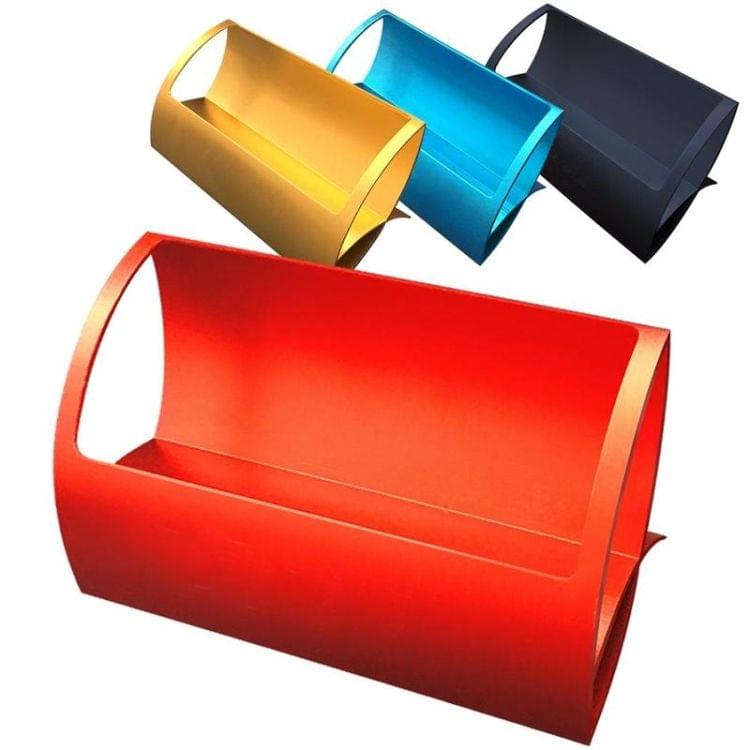 Creative Metal Card Holders Note Holders for Office Display Desk Business Card Holders Desk Accessories Stand Clip(Black)