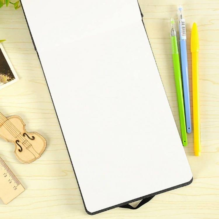 2 PCS A5 Cotton Cloth Watercolor Blank Notepad Child Painting Sketch Doodle Notebook, Size:A5(Light Brown)