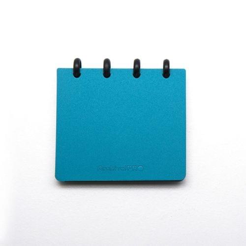 2 PCS A7 Pocket Size Notepad Creative Stationery Notepad Vertical Pocket Loose Leaf Office School Supplies(Blue)