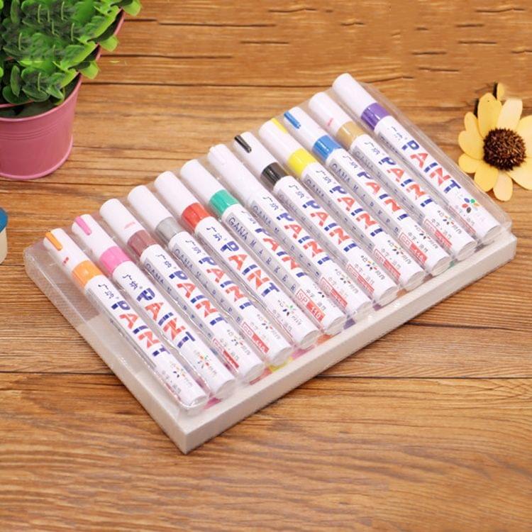 12 PCS / Box Drawing Scrapbooking Photo Album Watercolor Pens Highlighter Marker Pen Set