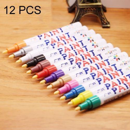 12 PCS / Box Drawing Scrapbooking Photo Album Watercolor Pens Highlighter Marker Pen Set