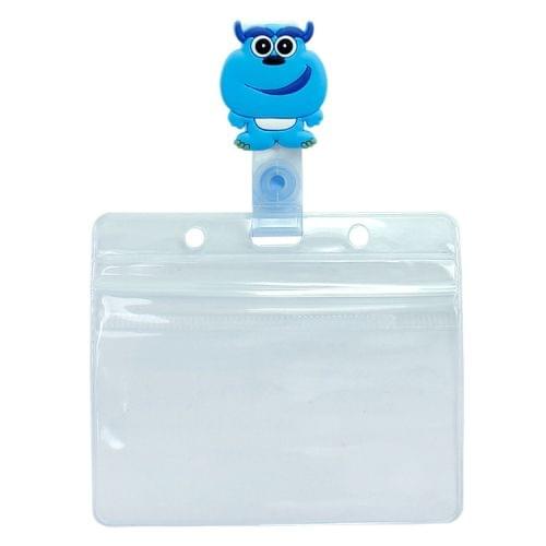 3PCS Monster University Transparent Retractable Badge ID Card Clip Badge Lanyard Card Holder 1
