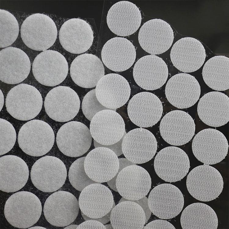 1000 PCS 25mm Round Nylon Adhesive(White)